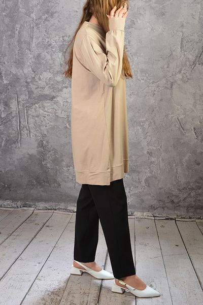İDOL Combed Oversize Viscos Tunic Comfortable Fit