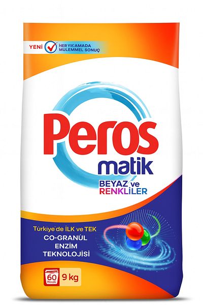 Peros Peros Automatic Washing Powder - White Color 9 kg