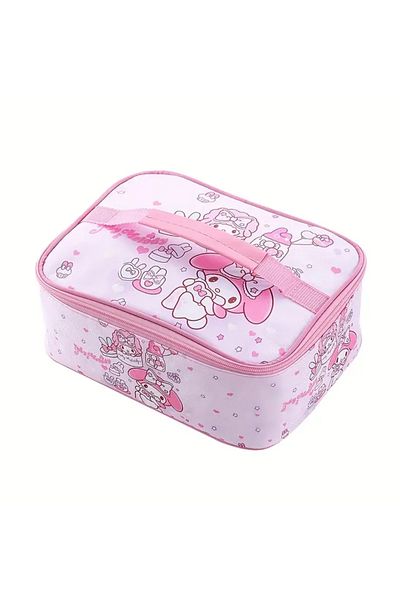So Iconic Cutie de prânz pentru copii cu izolare termică Sanrio My Melody / Geantă de culoare roz / Cutie de prânz