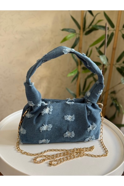 Bagnest Yumuşak Deri Zincirli Kadın El ve Omuz Çantası