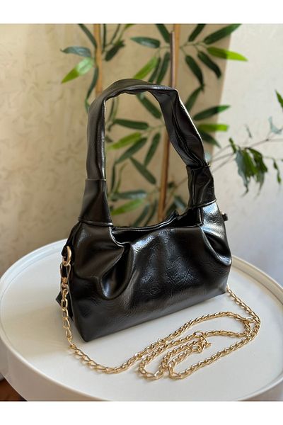 Bagnest Women's Hand and Shoulder Bag with Soft Leather Chain