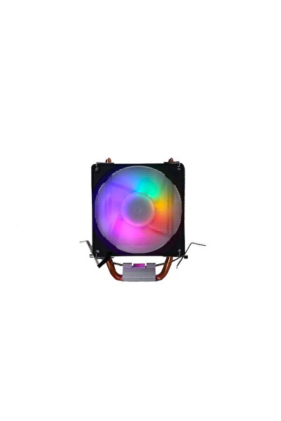 zoko Frozen-ı 1x9cm Auto Rainbow Fanlı Bakır Borulu İşlemci Fanı