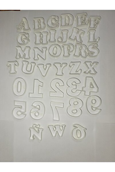 RPMD Store harf kalıbı oyun hamuru kalıbı hamur kalıbı kurabiye kalıbı kek ka...