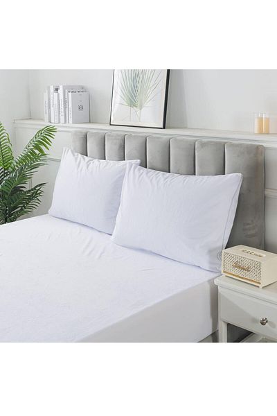 KBOX Mattress Wet Insulator 160 x 200 cm, 35 cm Height - Waterproof, Washable Bed Cover for Daily Use