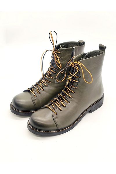 Of&Off Women's GENUINE LEATHER BOOTS