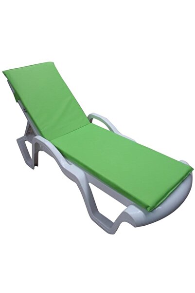 Ermiya Şezlong Minderi 180*55*5 Cm Yıkanır Silinir Fermuarlı Arkası Kuşaklı D...