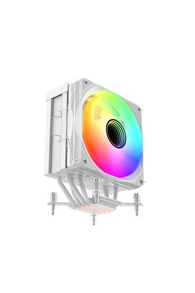 SPEARPC مروحة تبريد H400Pro ARGB مقاس 120 مم - مروحة تبريد هادئة عالية الأداء مع لون أبيض RGB قابل للتوجيه