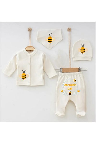 bebekpare Baby Hospital Exit Set Mother's Honey