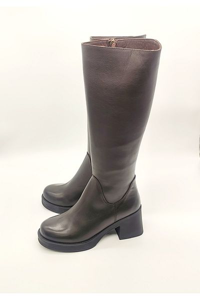 Of&Off WOMEN'S GENUINE LEATHER HEEL Boots