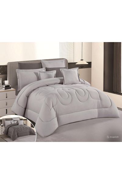 SNOOZYL Luxury king size plain summer hotel microfiber bedspread 240*260 cm