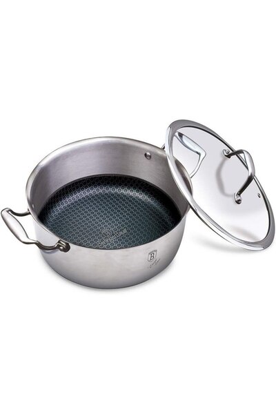 Berlinger Haus Eternal Collection Non-Stick Pot, 20 cm, Stainless Steel 18/8, 2.7L