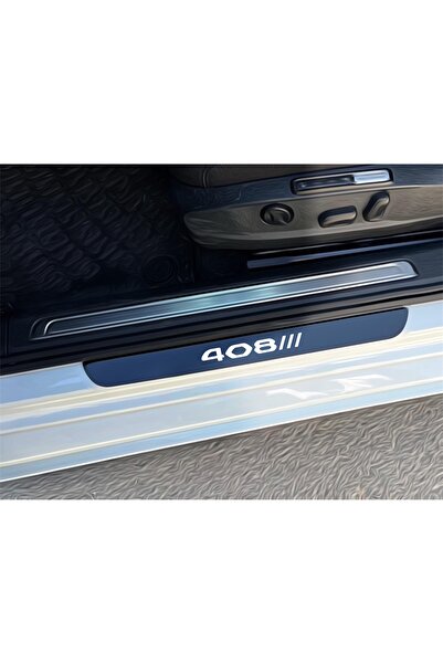 CarEste 408 ÇİZGİLİ MODEL PLEKSİ KAPI EŞİĞİ PİANO BLACK 4 PARÇA