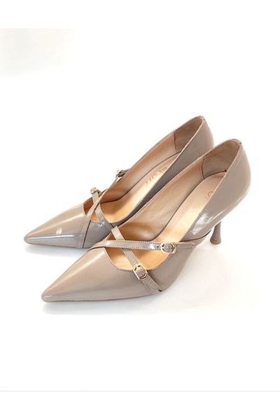 Of&Off Women's Patent Leather Heeled Shoes