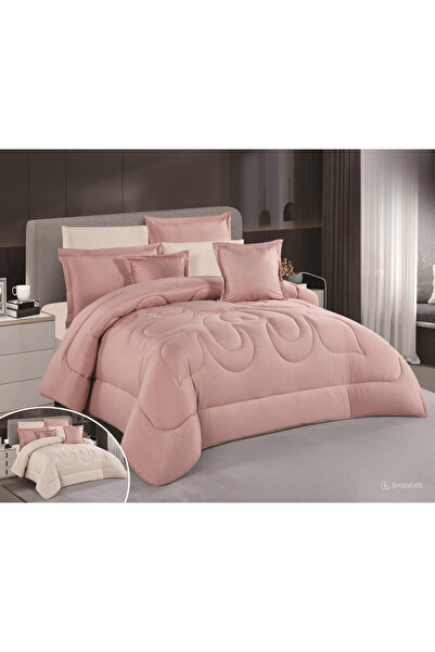 SNOOZYL مفرش سرير نفرين فخم ملكي سادة فندقي صيفي من المايكروفايبر مقاس 240*26...