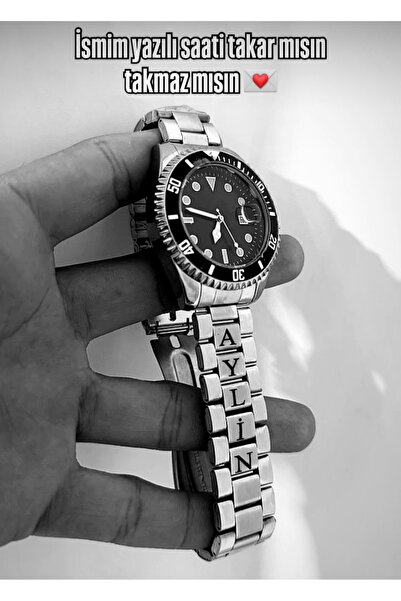 Çelik İsimli Kordon Erkek Saati - En Güzel Hediye