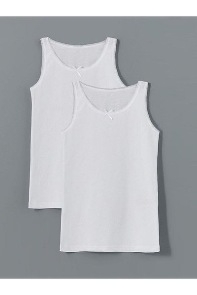 LC Waikiki Crew Neck Girls' Singlet 2-Piece (W5)
