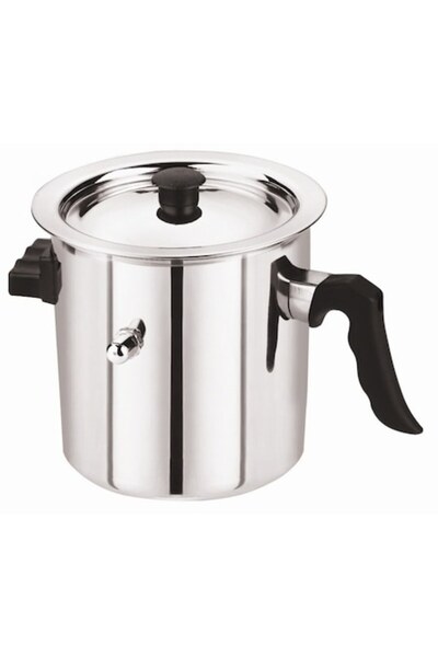 OEM Oală de lapte din oțel inoxidabil Grunberg 1,8 l, pereți dubli, fluier de...