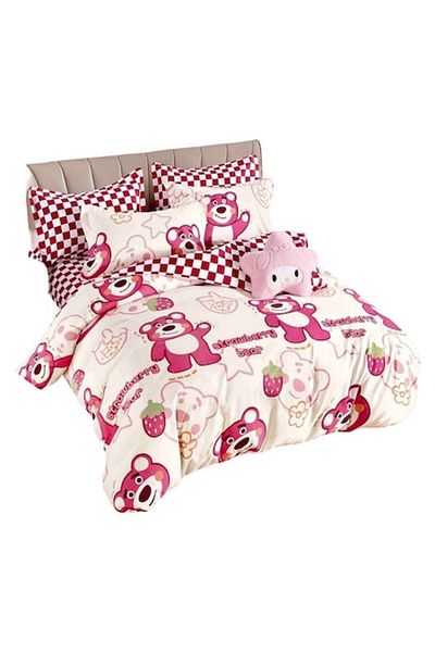 OEM Elegant Single Bedding Set for 1 Person, 4 Pieces, Cotton Finet