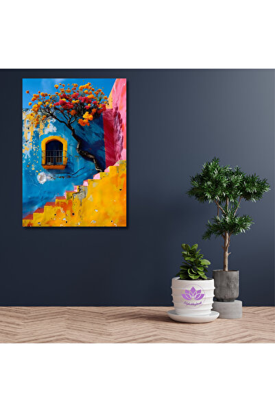 LİLYHOBBYLAND Sayılarla Boyama Hobi Seti Renkli Baskılı Kasnağa Gerili 50x70 ...