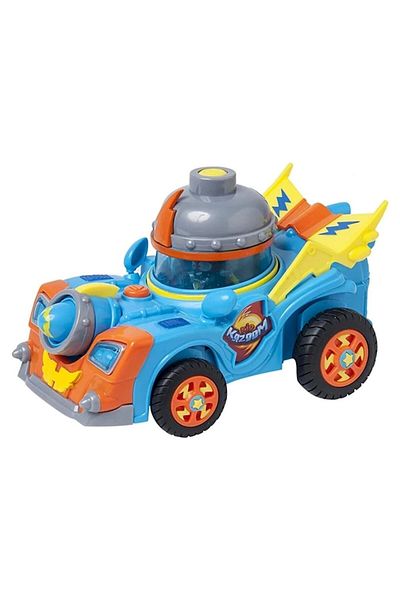 OEM Masinuta si figurina, SuperThings, seria Rivals of Kaboom, albastru, 19 cm
