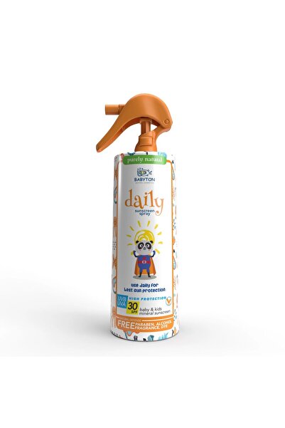 BABYTON Bebek ve Çocuklar İçin Günlük Güneş Koruyucu Sprey 200 ml
