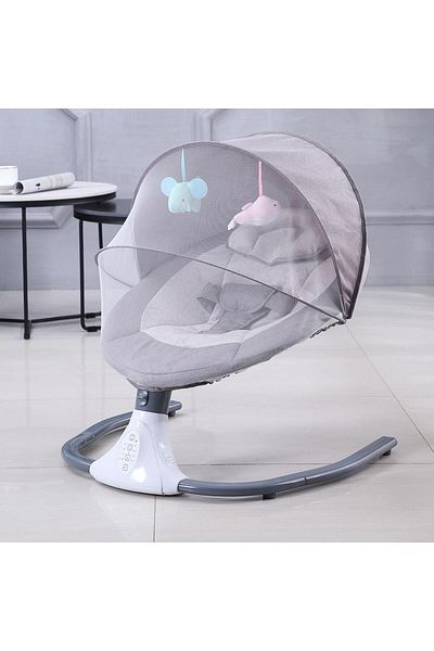 VisionHub Multifunctional Electric Baby Swing, Bluetooth Connection, Remote Control, 4-Speed,Toys and Melodies