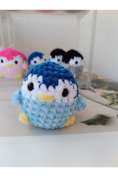 KREATİF TASARIM Yumuşak Penguen Peluş El Örgüsü