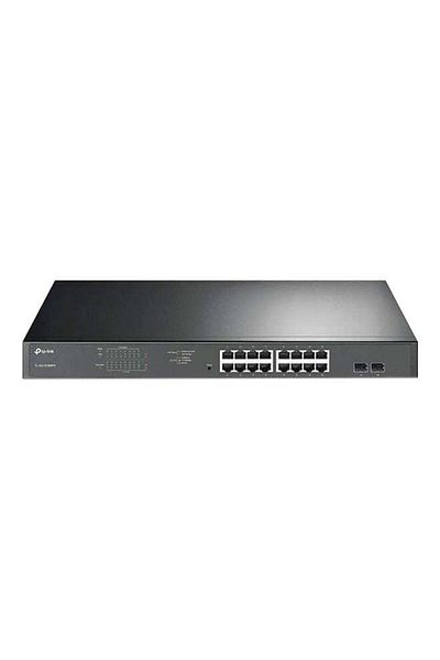 TP-LINK Switch 18-Port Gigabit Easy Smart Switch with 16-Port PoE+ (16*PoE+ Gigabit RJ45 Ports, 2*Gigabit No