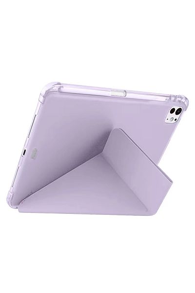 NewFace iPad Air 13 (2024) Case Mars Tablet Case with Pen Holder - Light Purple Svlrs