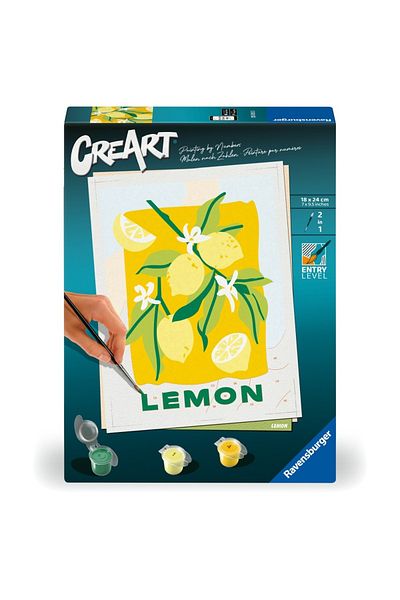 RAVENSBURGER - Creart Painting By Numbers For Adults Lemons