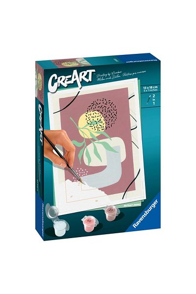 RAVENSBURGER - Create Painting By Numbers For Kids Abstract Shapes