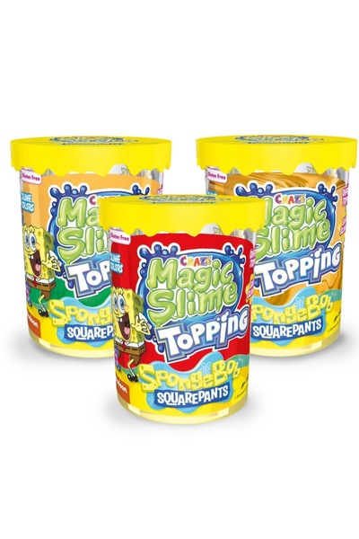 CRAZE - Slime Magic SpongeBob 70 ml cu sclipici si topping modele asortate