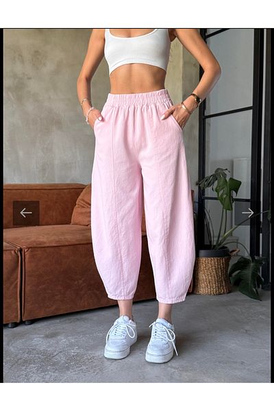 Bak'ap Premium Elastic Waist Gabardine Trousers