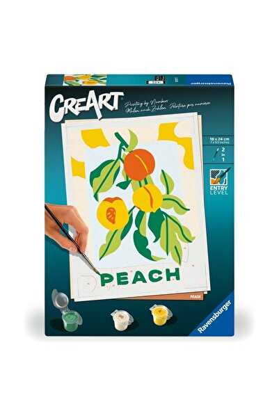 RAVENSBURGER - CreArt pictura pe numere pentru adulti piersici