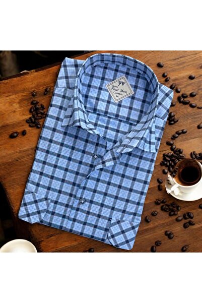 EREN STYLE Κλασικό λινό 100% βαμβακερό μακρυμάνικο μπλουζάκι με δύο τσέπες (κ...