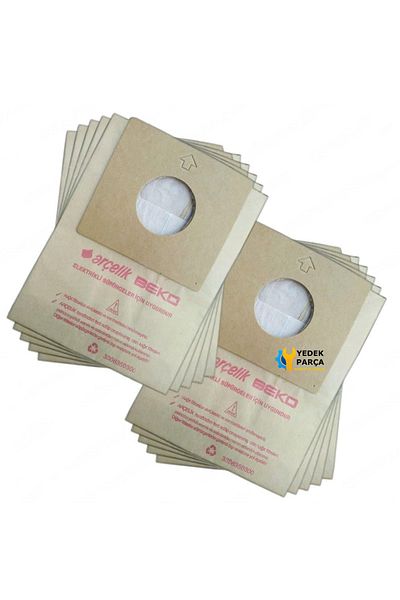 Ozba Ticaret Arçelik Compatible S 6660 T Vacuum Cleaner Paper Dust Bags 10 Pieces