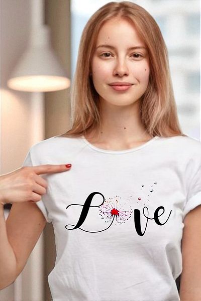 MELOOX Unisex T-Shirt -Custom Printed Oversized Crew Neck Short Sleeve T-Shirt