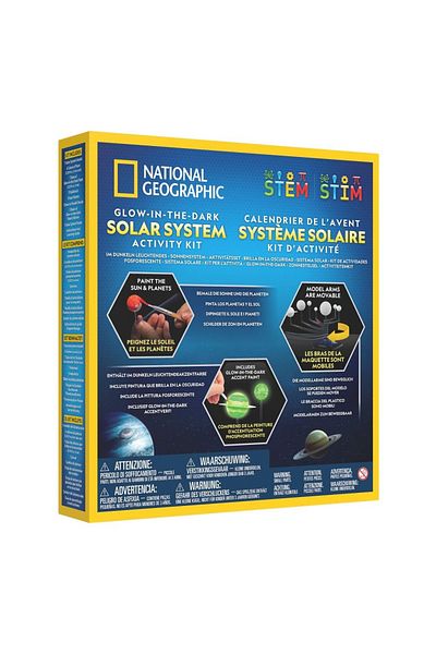 NATIONAL GEOGRAPHIC - Set Educativ Sistemul Solar Planete Fosforescente