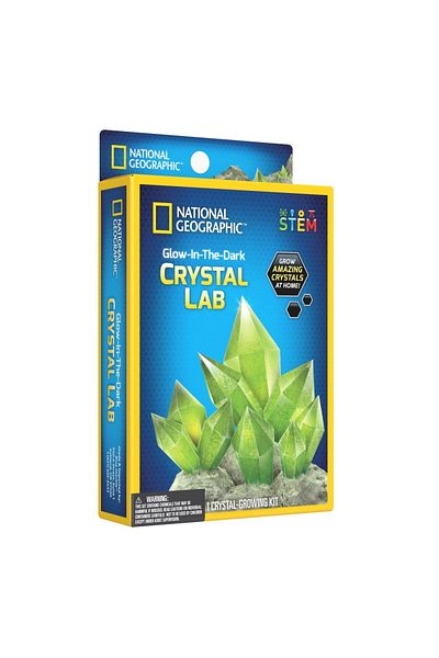 NATIONAL GEOGRAPHIC - Set Educativ Mini Laborator De Crestere Cristale Verzi Fosforescente
