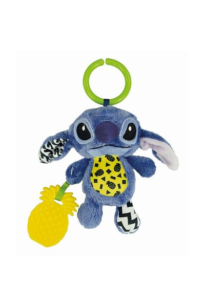 CLEMENTONI - Disney Stitch sensory toy with rattles for sensory development