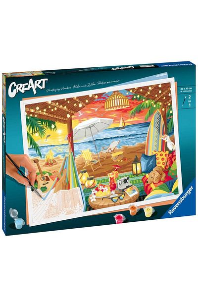 RAVENSBURGER - Create Painting By Numbers For Adults Cozy Cottage