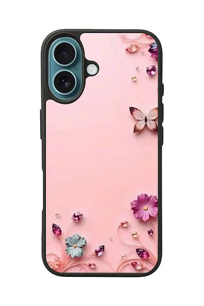 Aksel Kılıf Apple iPhone 16 Compatible Matte Black Case, Soft Silicone, Protective, Shock Absorbing Cover Case