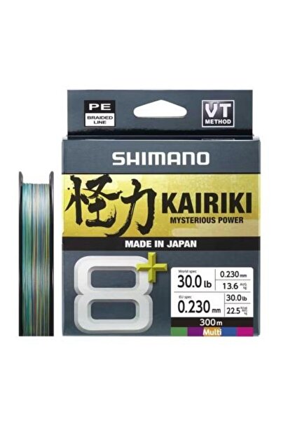 Shimano Kairiki 8+ 300 Mt 0.23mm İp Misina Multi Color