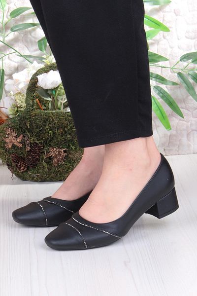 fort 16500 Erdem Stone Pantofi de damă cu toc mic