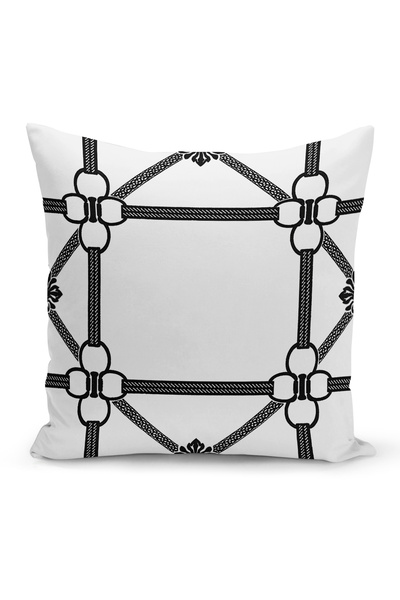 Bertille Home Classic Horse Series Double Sided Digital Printed Set of 3 Throw Pillow Covers (Horse)