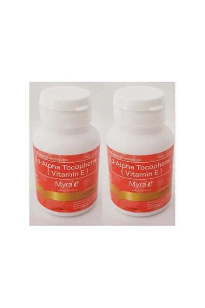 Myra E 400 IU Vitamin E d-Alpha Tocopherol, 60 Capsules