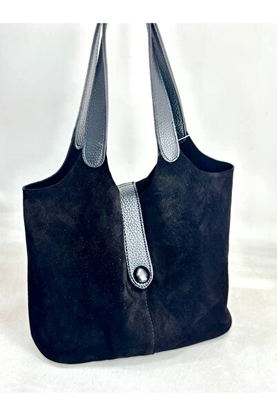 çkn sedat çakan çanta & fular & aksesuar حقيبة كتف نسائية من الجلد السويدي ال...