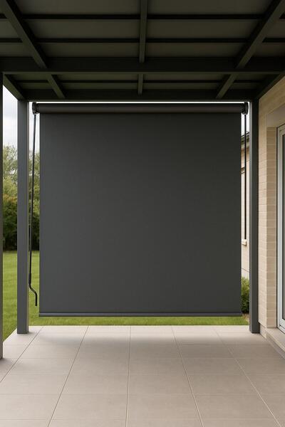 sizenelazım Su Geçirmez Solmaz Garantili İthal Akrilik Stor Perde Balkon Teras Veranda Genişlik 300 Boy 300cm