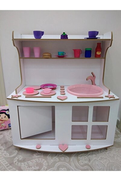 ufly Ahşap Oyun Seti Ve Mutfak Tezgahı