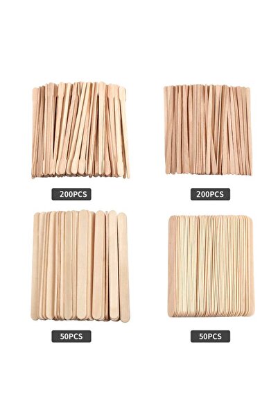 Choice 500 500PCS Woman Wooden Hair Removal Stick Disposable Depilation Spatu...